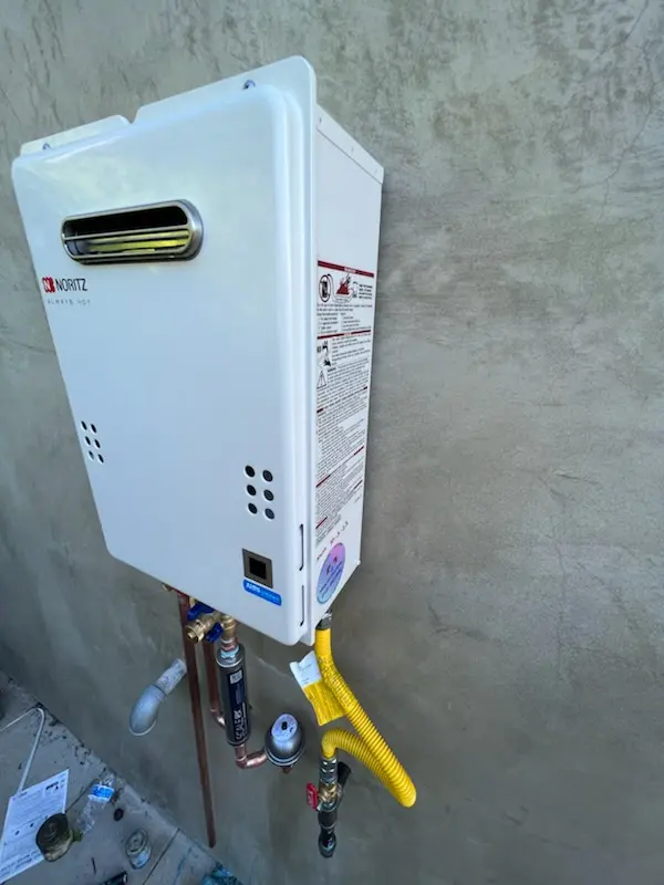 Tankless water heater installation for Lake Burrell Lake Sinclair homes